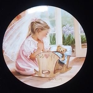 Collectible plate Sweet Dreams by Jennifer Welty